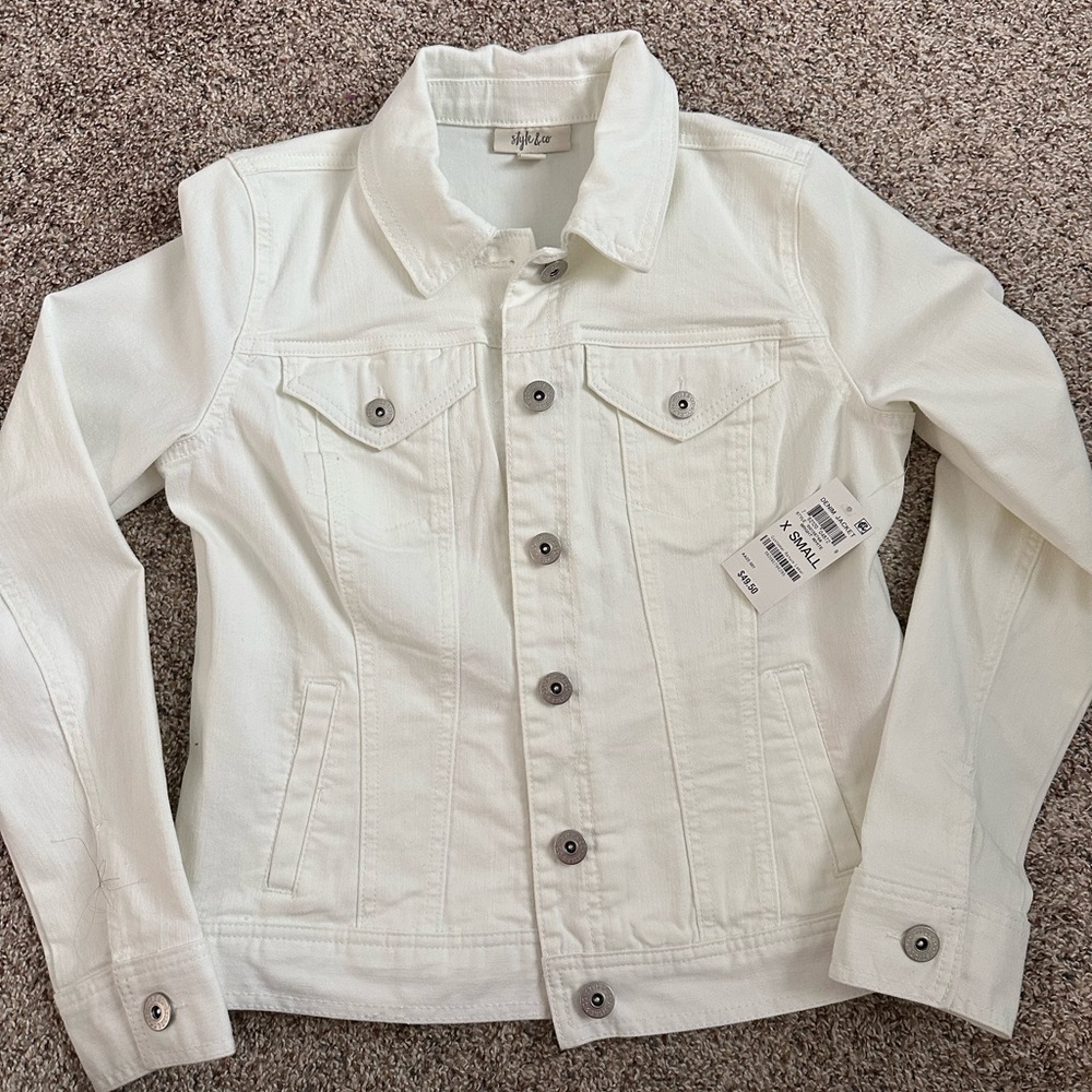White Denim Jacket